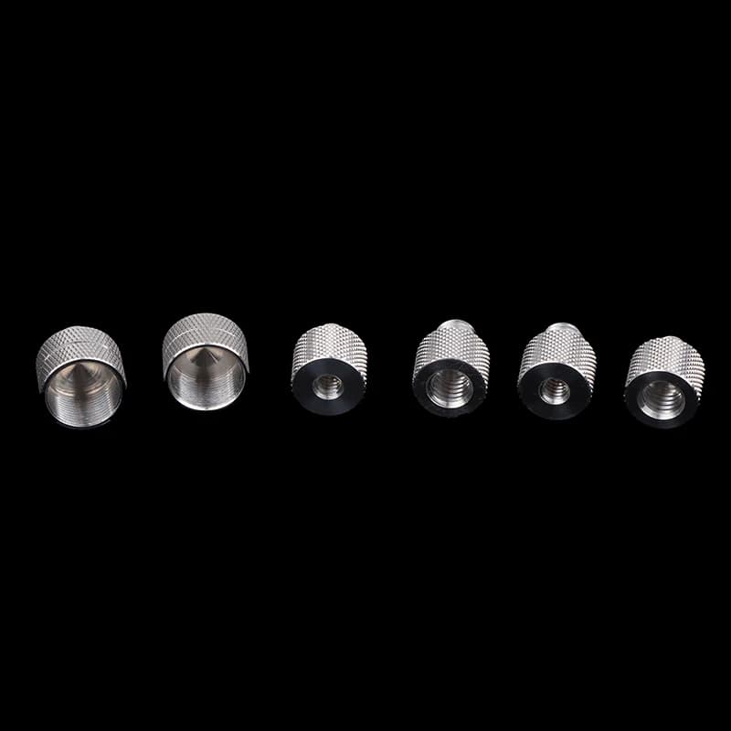 Screw mounting adapter with 3/8" to 1/4" male-female thread screw for tripod condenser Microphone Screws for shock-resistant frame