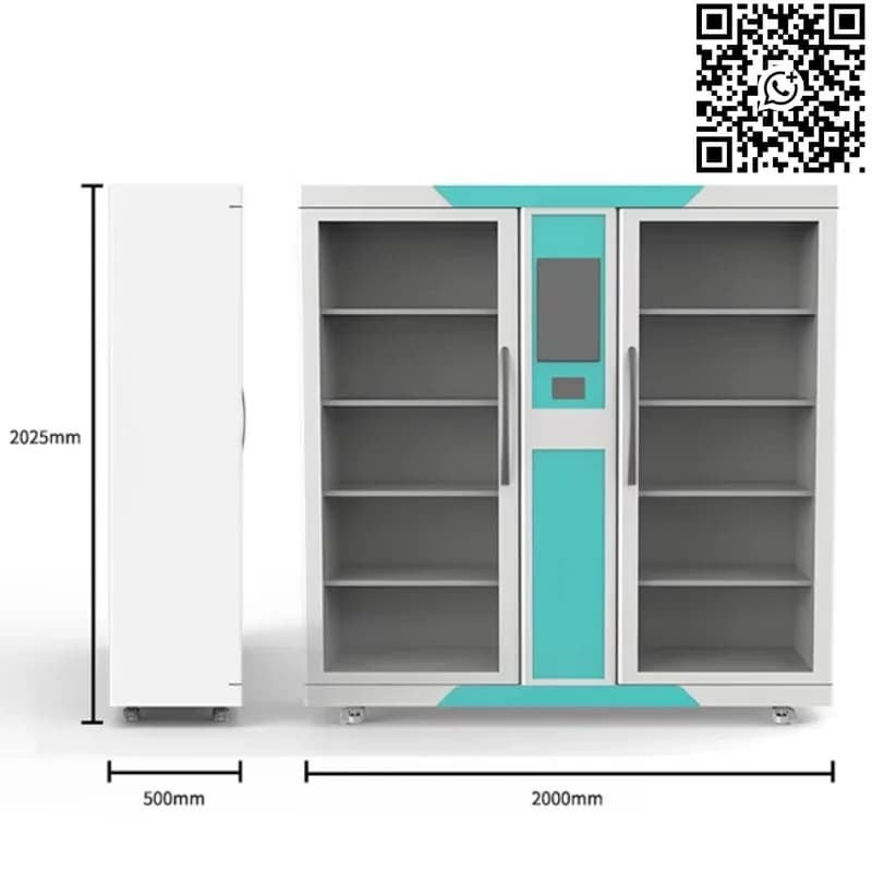Sistema di Armadietti RFID Intelligenti per Utensili, Lettore Automatico di Tag, Gestione Inventario, Serrature Elettroniche e a Chiave, Stoccaggio Personalizzato e Durevole