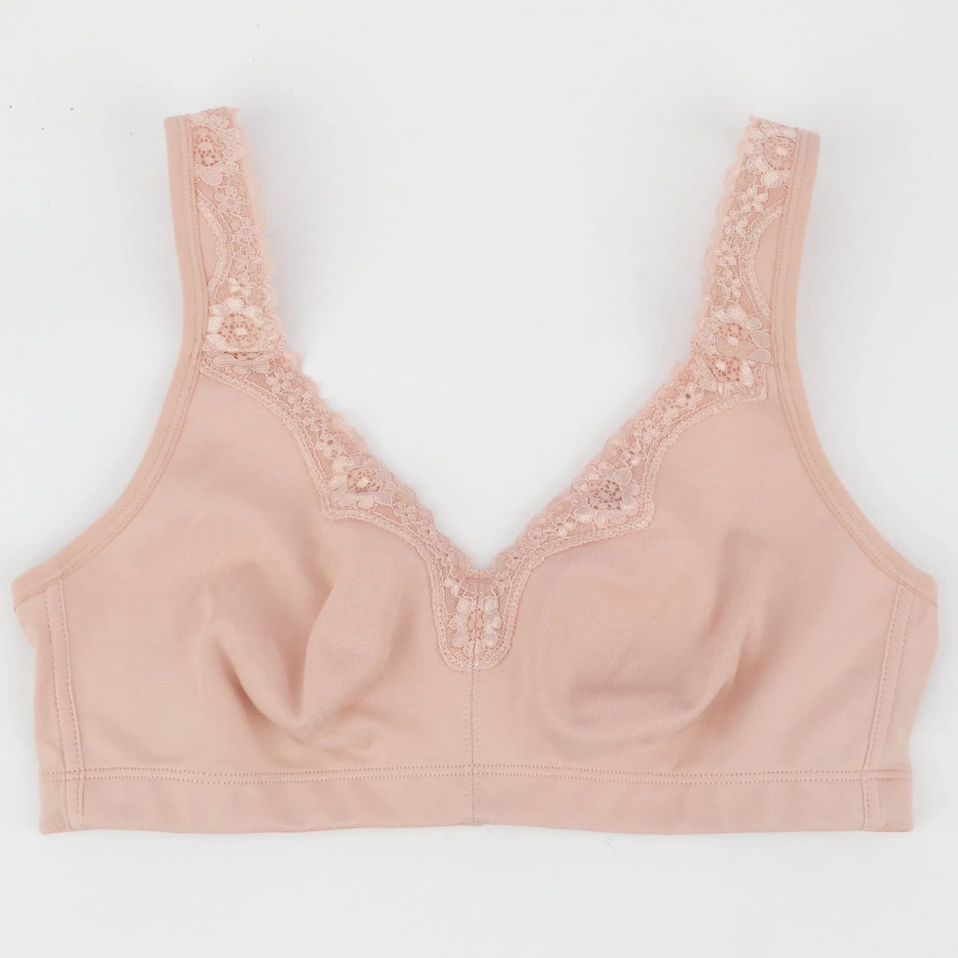 Reggiseni da Donna Taglie Forti Europee e Americane, 95% Cotone, Coppa Grande, Comodi, Senza Cuciture, Senza Ferretto, Ultra-sottili, 115DEF