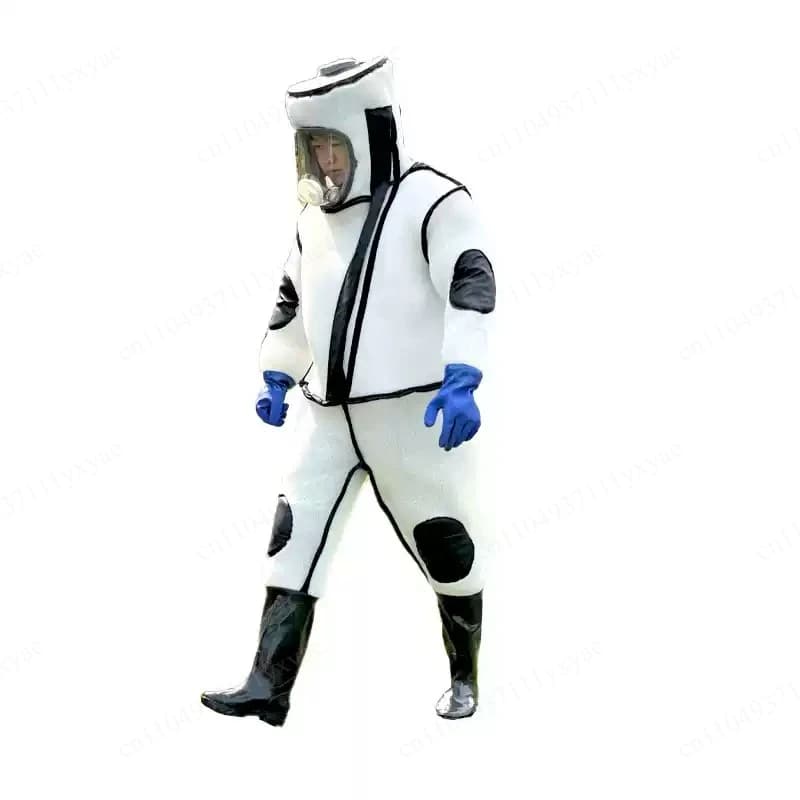 Nuova tuta anti-ape traspirante e anti-velipero, set completo, con maschera facciale chiusa con 3 ventole da 2 cm e 5V, ispessita