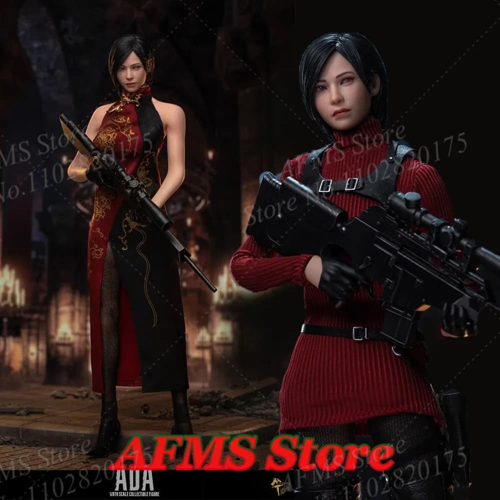 Master Team MTtoys018 1/6 scala da collezione figura Ada Wong doppia testa occhi mobili cheongsam Ver 12 pollici donne Action Figure