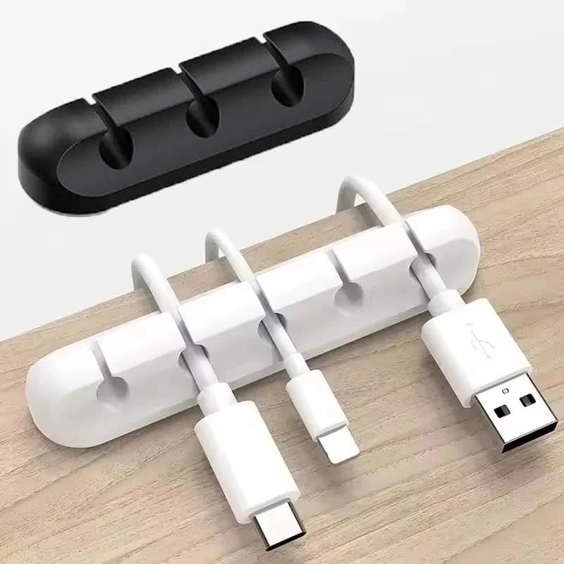 Mouse Wire Organizer Cable Holder Clip Silicone Cable Winder Wire Organizer Holder Cord Management Clip For Earphone Protector
