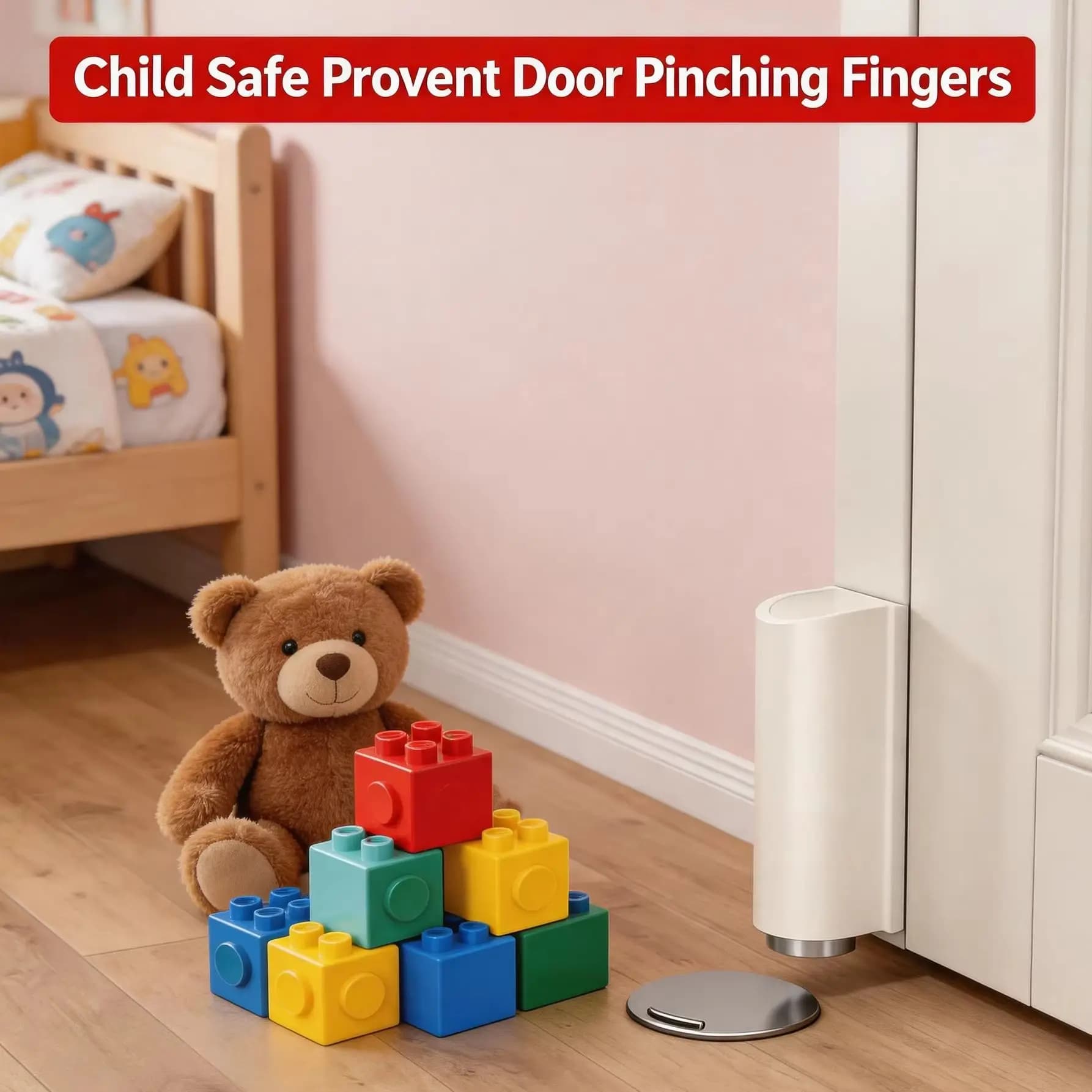 Magnetic Door Stopper Wall Protector Bumper Hidden Door Seat Home Decoration Furniture Hardware