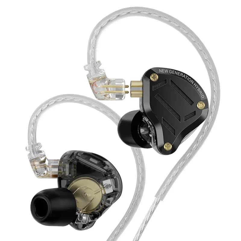 KZ ZS10 Pro 2 HIFI Metal Headset In Ear Bass Auricolari 4 Level Tuning Switch Cable Head 2PIN ZAS ZSX ZSNPRO AS16PRO ZS10PRO 2
