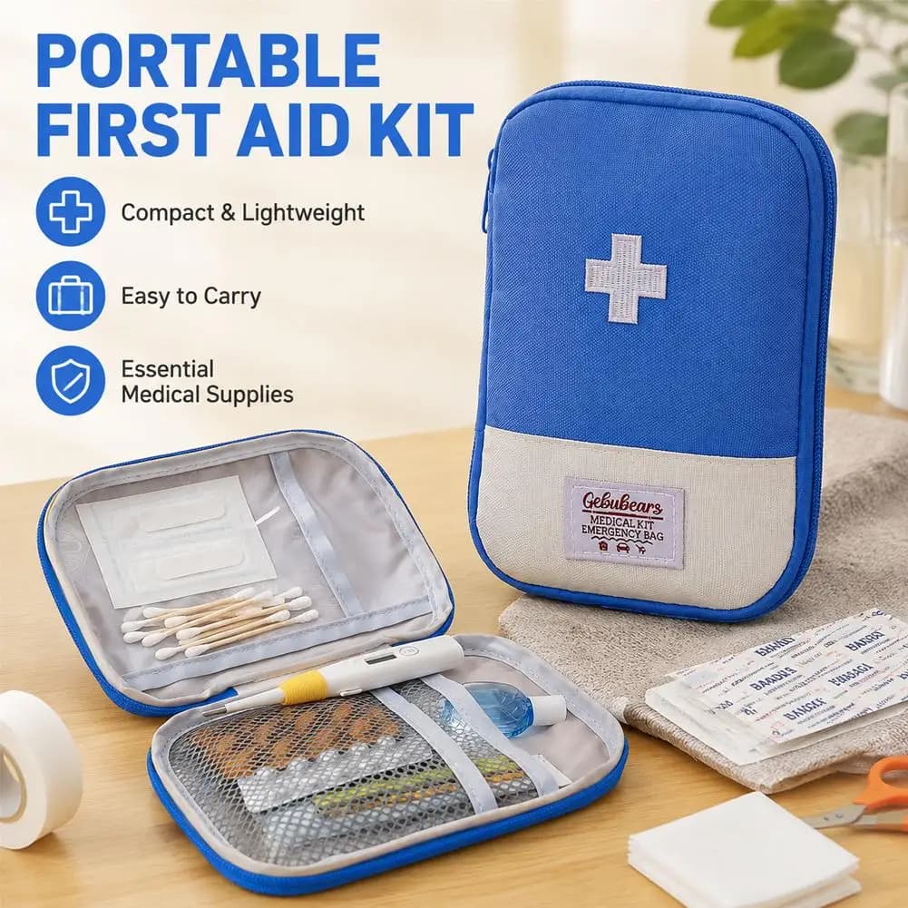 Portable Mini Tactical First Aid Kit Medical Bag for Hiking Travel Home Emergency Treatment Case Survival Tools EDC Pouch