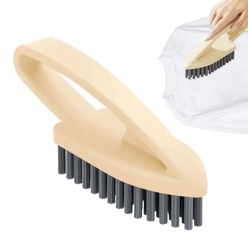 Spazzole per scarpe per la pulizia Detergente per scarpe in pelle Design con manico Spazzola per bucato Strumenti multifunzione per la pulizia della casa per donne e uomini