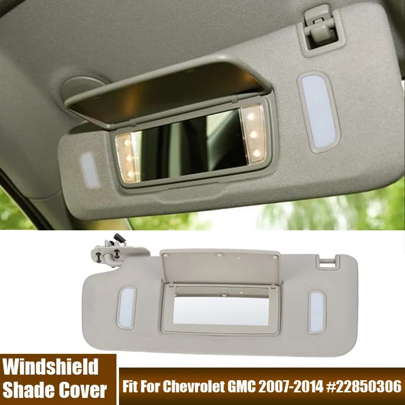Fit For Chevrolet Tahoe GMC Yukon 2007-2014 Car Accessories Front Windshield Sun Visors Shade Shield Sunshade Cover #22850306