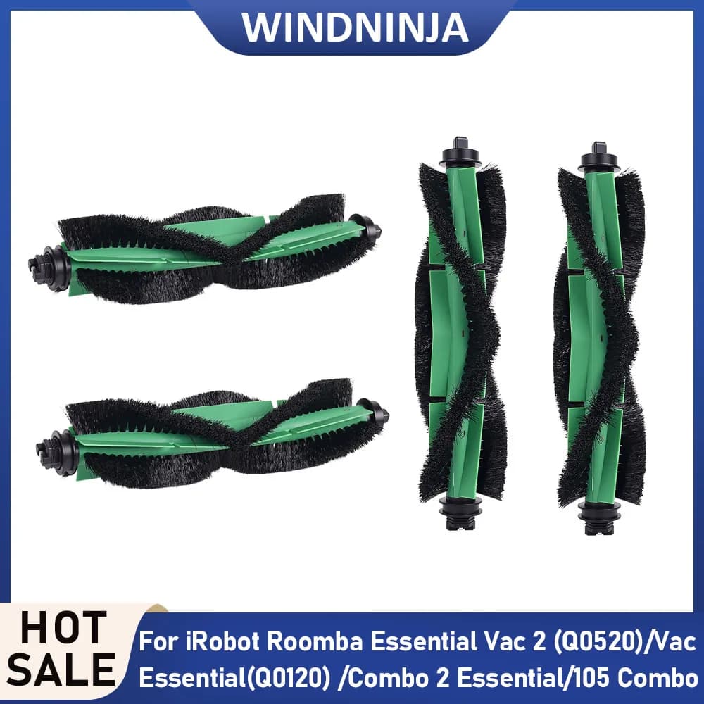 Roller Brush For iRobot Roomba Essential Vac 2 Q0520/Vac Essential Q0120/Combo Essential/2 Essential/105 Combo Robot Vacuum Part