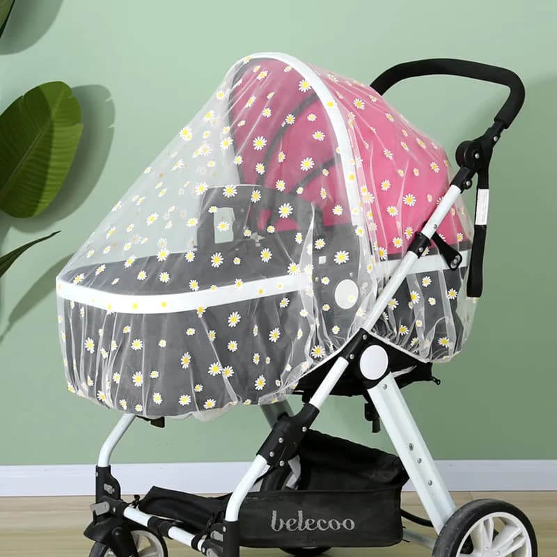 Zanzariera Estiva per Passeggino, Copertura Completa Universale per Carrozzina, Protezione da Insetti e Mosche, Accessori per Passeggini
