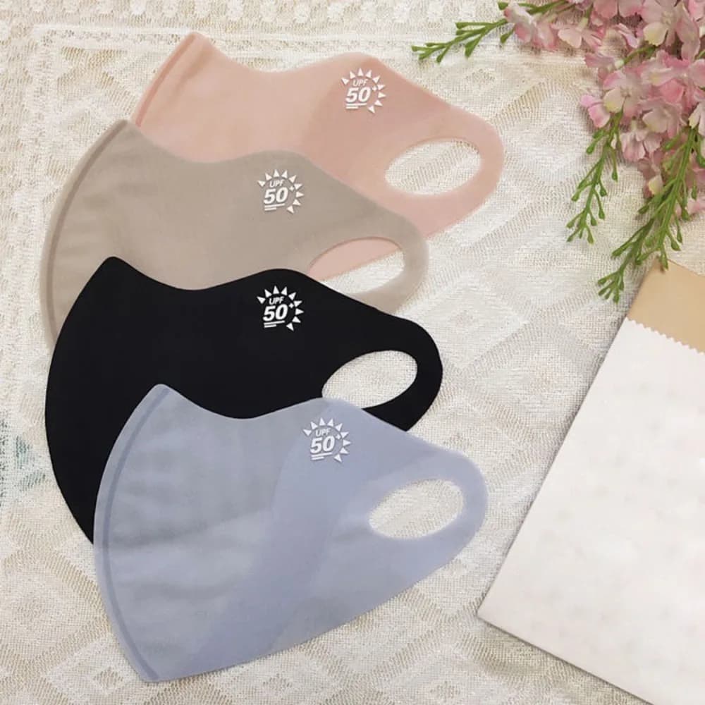 Maschera Traspirante in Seta Ghiaccio Effetto Zero, Anti-Polline, per Ciclismo, Ultra Sottile, Anti-UV, Anti-Sole, Copricapo Sciarpa per Esterni - Offerta Speciale
