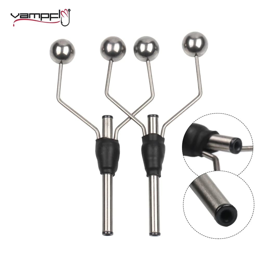 Vampfly Support for Coil with Bi-ceramic Tip Stainless Steel Bullet Head Tool for Alloying Mosque Hook for Fishing Mosque Jig Lure Tie Wire Support
