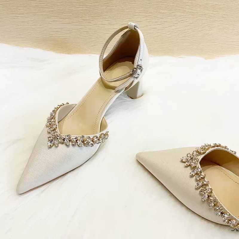 Baotou Women's Sandals, 2026 New Style, Summer Mid-heeled and Thick-heeled Shoes