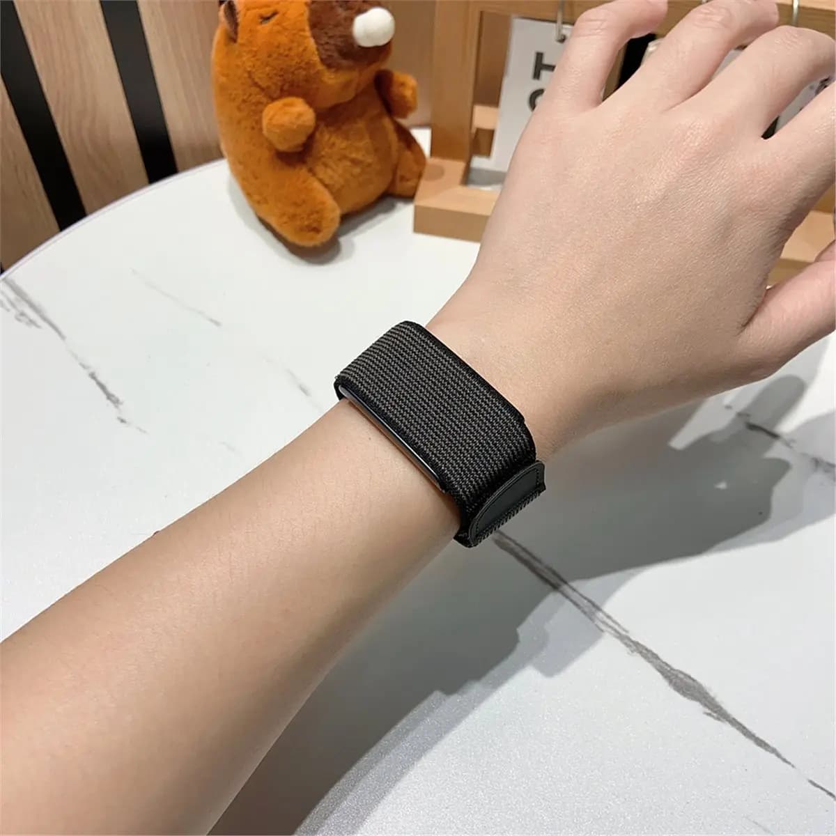 X14A& For Amazfit Huami Helio Strap Wristband Strap, Nylon Loop, One over Full Coverage Wristband Velcro
