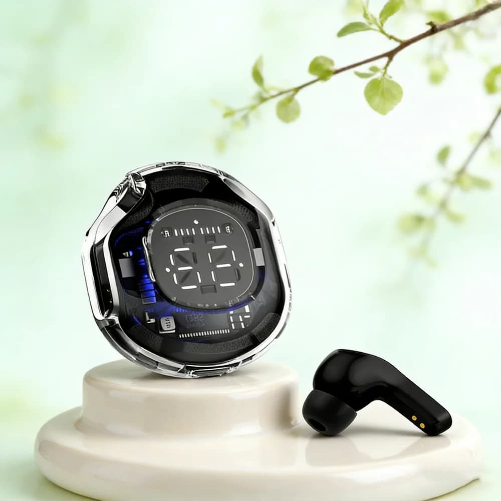 Wireless TWS Bluetooth 5.3 Gaming Sports Headphones with Noise Reduction, Low Powers and Touch Control for Smartphone