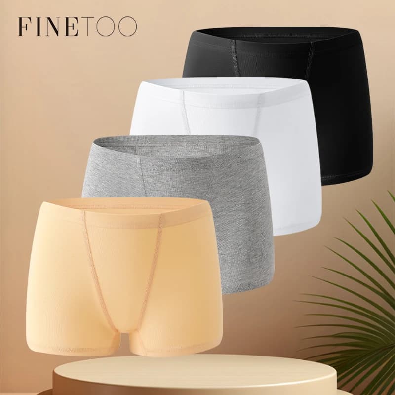 S-XXL Cotton High Waist Boyshorts Underwear Women's Seamless Stretchy Panties Sexy Solid Color Safety pants Casual Soft Lingerie