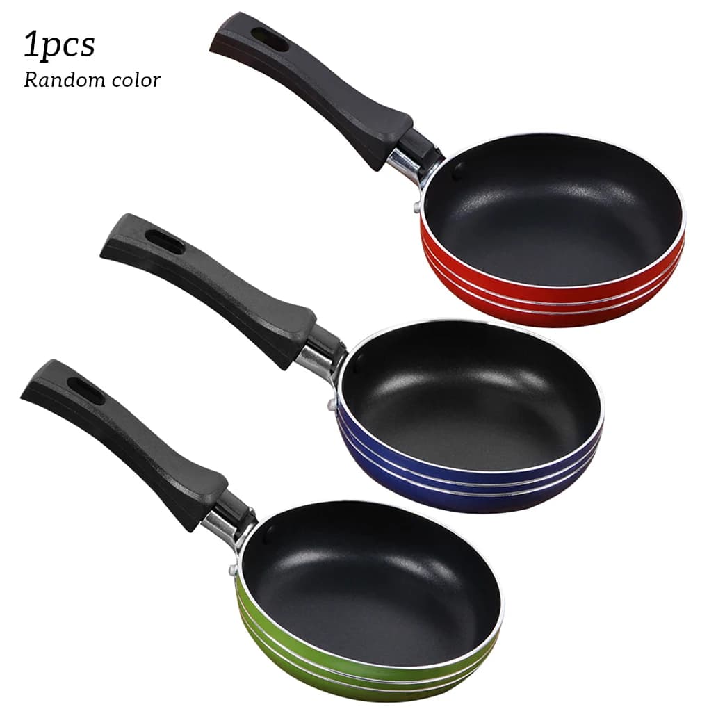 12 cm/14 cm/16 cm Mini Padella In Acciaio Antiaderente Padella Pentola Per Pentole Ristorante Cucina Pentole Colore Casuale