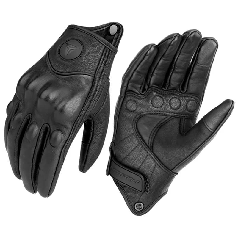 Motorcycle Gloves Man Woman Motorcycle Leather Carbon Winter Gloves Motocross Motor Gloves ATV