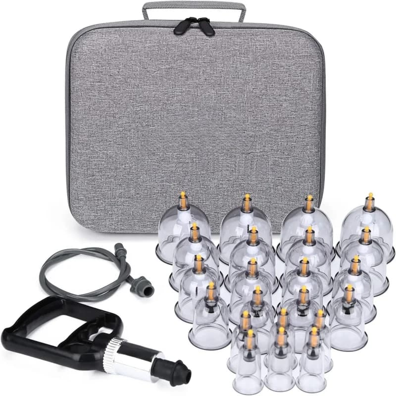 Set per terapia di coppettazione Set di coppettazione sottovuoto Ventose Massaggio Fattoli per fisioterapia Medicina cinese Anticellulite per massaggiatore corpo