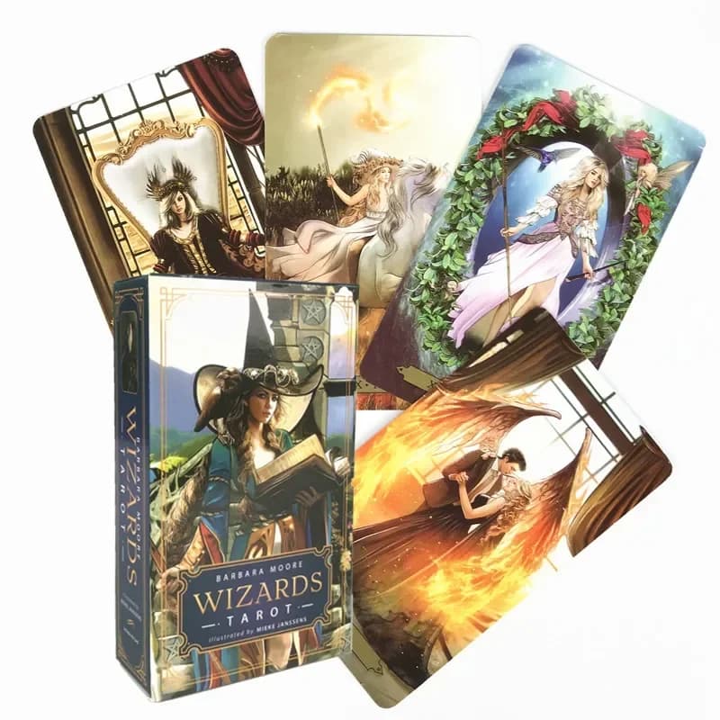 Mazzo di carte dei tarocchi dei nuovi maghi di alta qualità Mazzo basato Versione inglese Gioco di gioco Giocattolo Divinazione Gioco della fortuna Gioco da tavolo