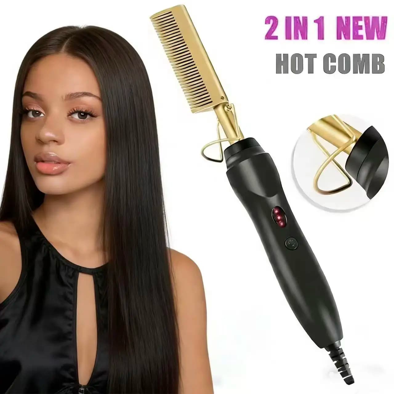 Hair Heater, Ceramic Hair Holder, Barba and Wigs, Styling Tool for Wet and Dry Hair