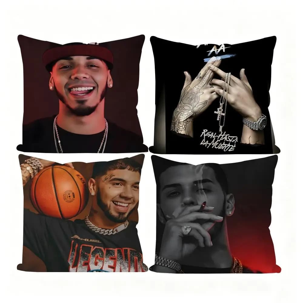 Local Singers A-Anuel AA Cushion Cover living room sofa chair cushion cover bedroom home decoration