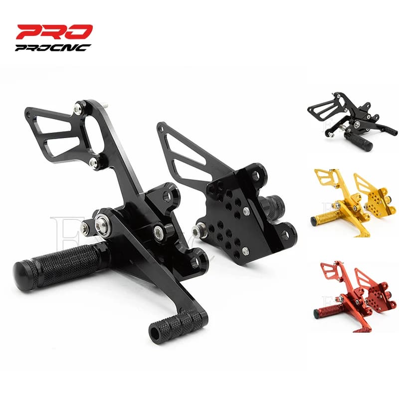 Pedane Regolabili in Alluminio per Moto Honda CBR1000RR CBR 1000RR 2008-2016