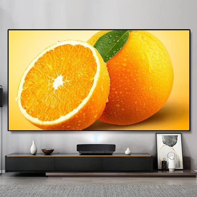 Schermo di proiezione Fresnel 5.0 Pro Luce ambientale che rifiuta il telaio fisso Schermo da 90 pollici per proiettore a lancio ultra corto 8K 3D