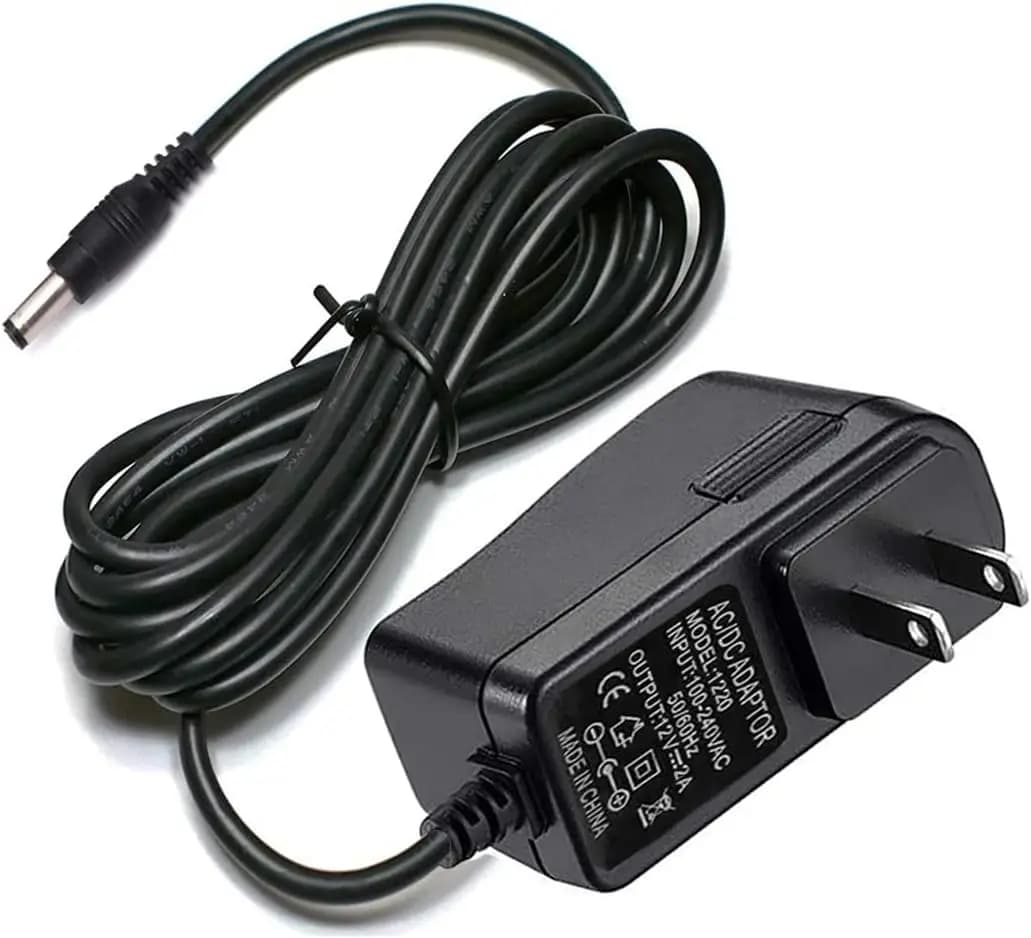 Cavo di alimentazione CA 12V 2A per disco rigido esterno HDD, lungo 5 piedi