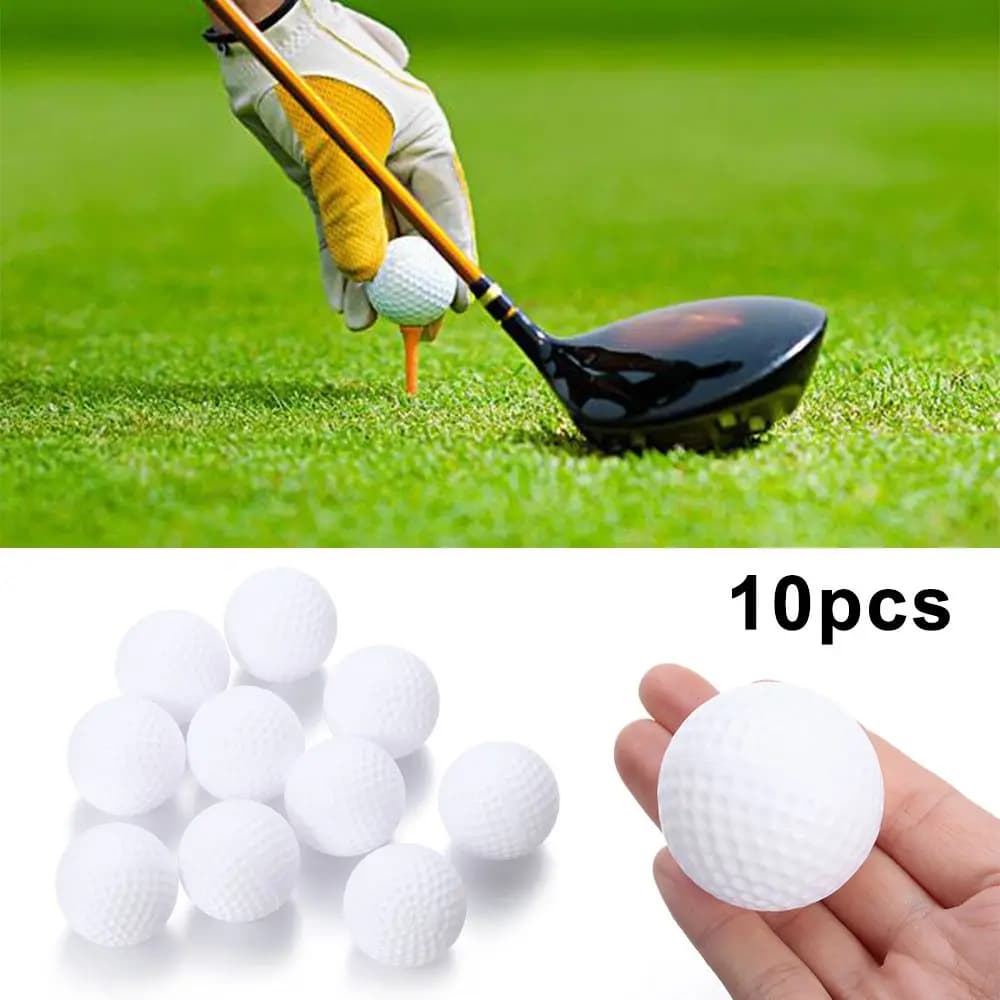 Pallina da Golf Bianca alla Moda, Resistente, Morbida, per Allenamento, Accessorio Sportivo