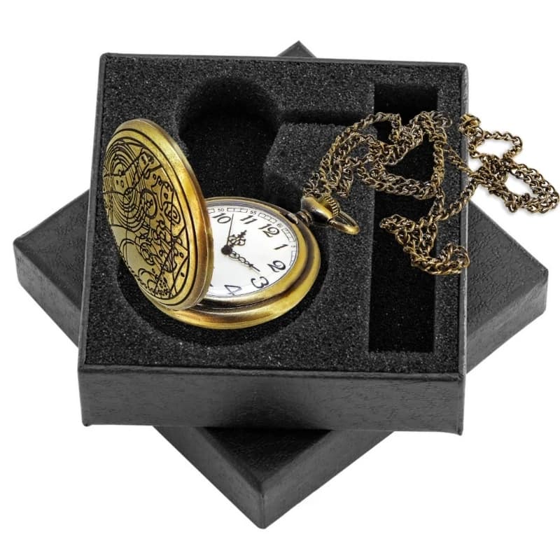 Scatole regalo portaoggetti in carta con scatola per orologi tascabile nera quadrata da 9 * 9 * 2,6 cm raccolgono una borsa in velluto