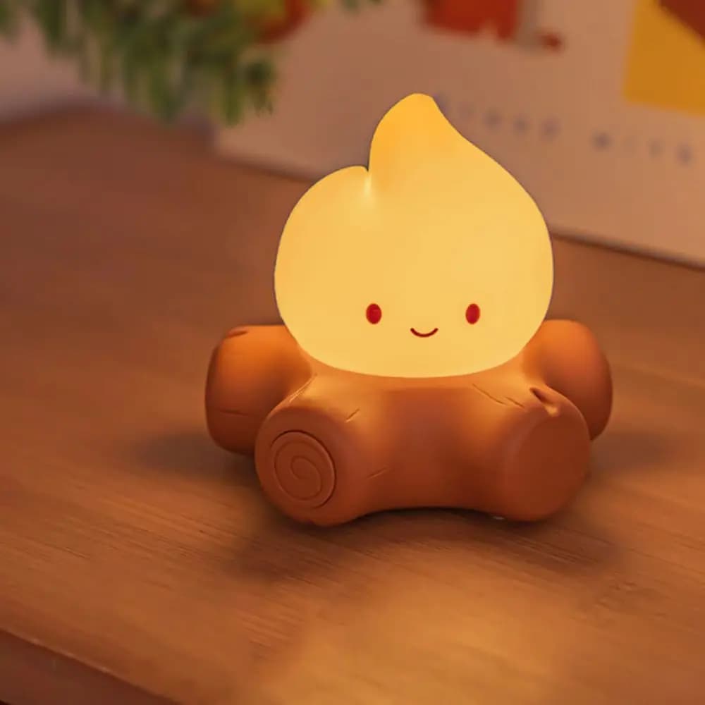 Dimmable LED Candle Without Flame in Soft Silicone, USB Table Lamp Rechargeable with Timer Function, Night Light Safe Fake
