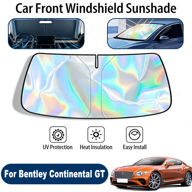 Parasole per parabrezza per Bentley Continental GT, accessori pieghevoli per la protezione solare della finestra anteriore, riflettenti ai raggi UV