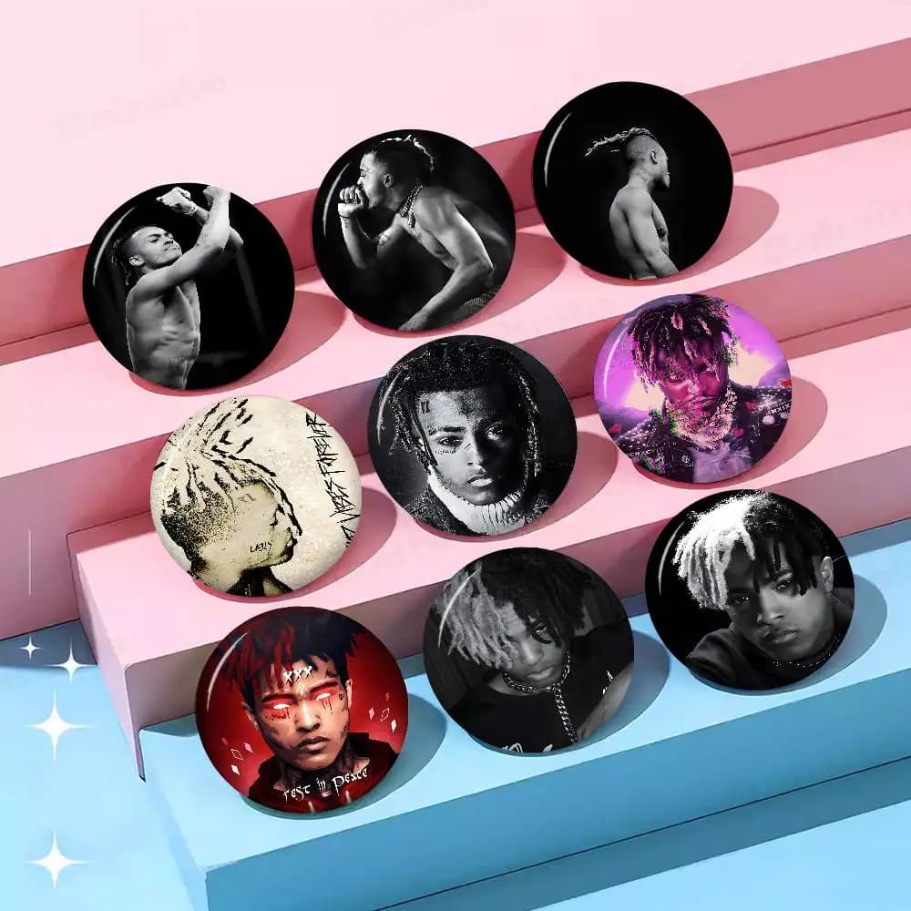 XXXTentacions 17 Tinplate Soft Button Pin Brooch Metal Badge Custom Jewelry Accessories Hat Bag Lapel