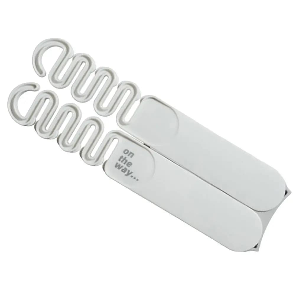 Foldable Travel Clothes Hanger in Light Plastic, Portable Organizer for Clothes and Shirts