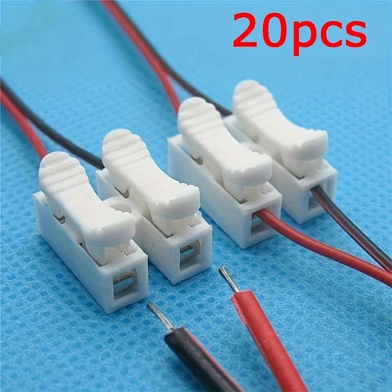 20 pcs No Fast Welding 2P Cable Connector No Terminal Screw Bolt
