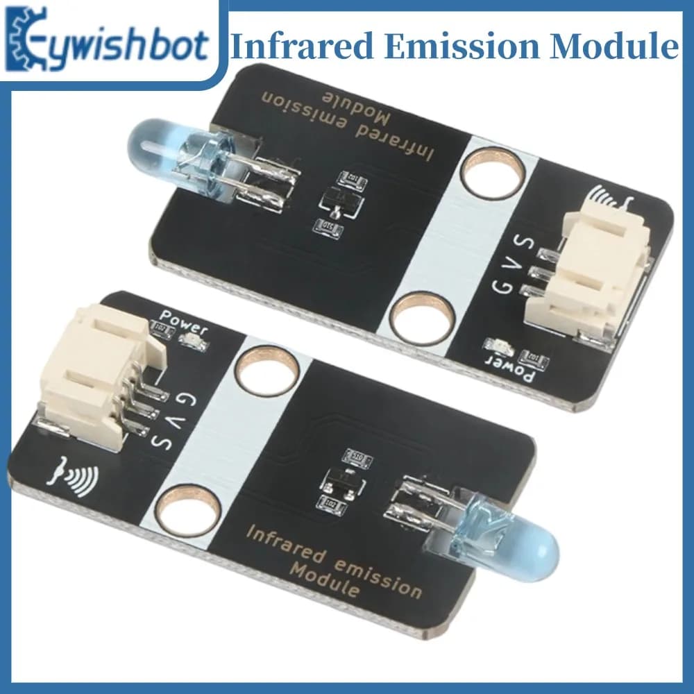 Digital 38KHz IR Infrared Transmitter Sensor Module 5V 3.3V Compatible With Case PH2.0 Plug for Arduino ESP32 Raspberry Pi STEM