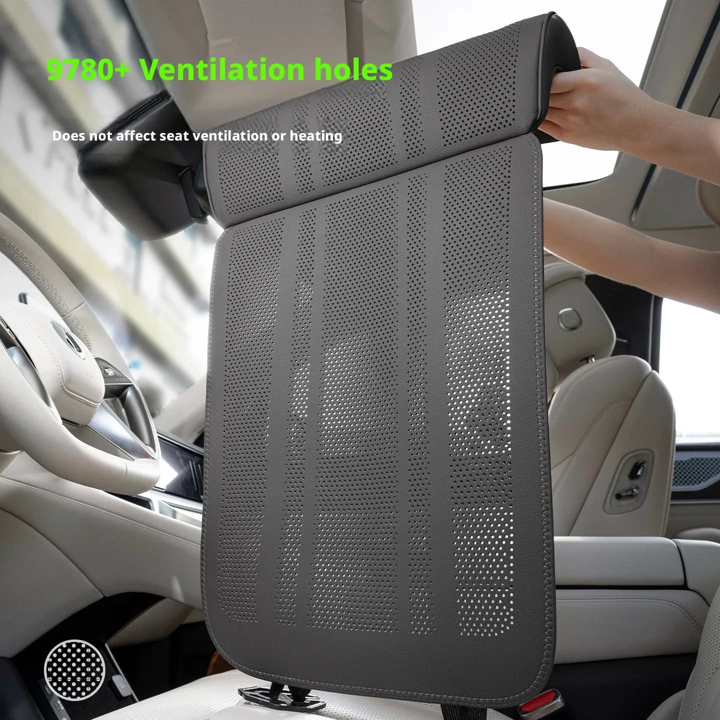 1-pcs Car Seat Cushion with Leg Support Universal Car Seat Protection Cover with Extension Leg Rest Padding Relieve Fatigue