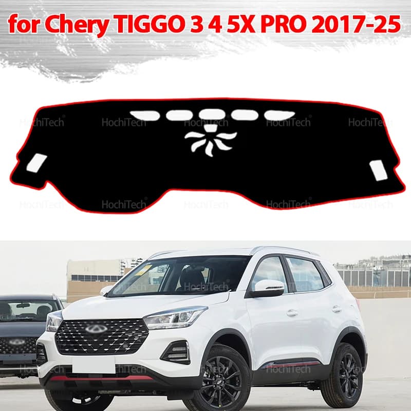 Per Chery TIGGO 3 4 5X PRO 2017-2025 Accessori Antiscivolo Cruscotto Copertura Protettiva Pad Accessori Auto Parasole Tappeto