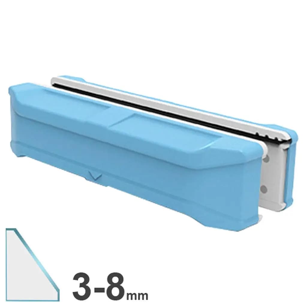Pulitore Magnetico per Finestre, Spazzola Magnetica per Vetri, Strumento per la Pulizia del Vetro con Pad e Corda di Sicurezza da 2m