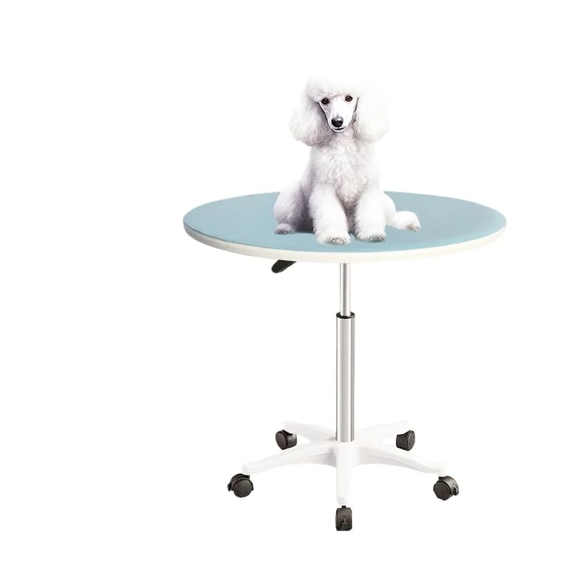 Tavolo per toelettatura animali domestici - Regolabile a 360° ° Gambe girevoli (acciaio inossidabile, antiscivolo impermeabili, tavolo da salone mobile per cani, uso domestico
