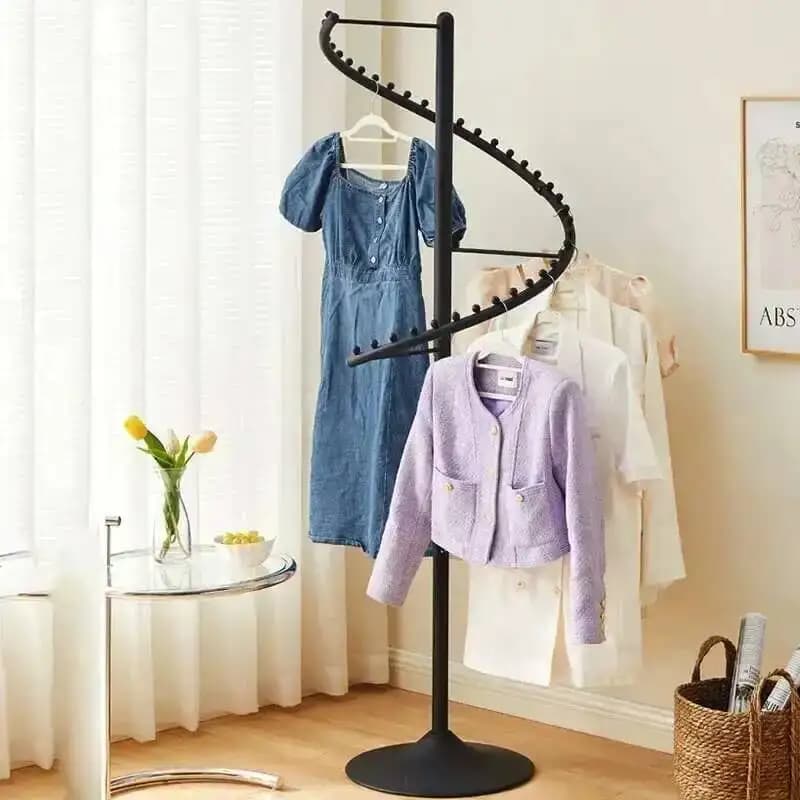 Metal hanger with bar, evening dresses organizer, entrance clothes hangers, wall coat hangers, modern furniture