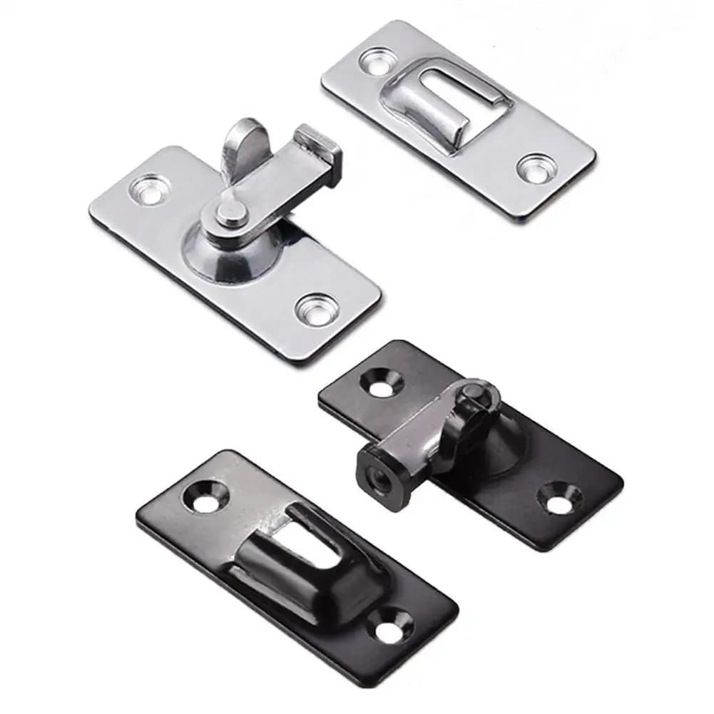 Durable 304 Stainless Steel Door Lock Latch - High-Security Home Protection - Rust-Resistant Easy Install - For Long-Lasting