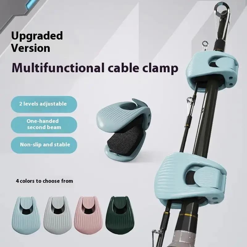 2/4/6 pezzi supporto per canna da pesca clip di fissaggio supporto per canna da pesca design compatto fissatore per canna da pesca supporto per canna da pesca