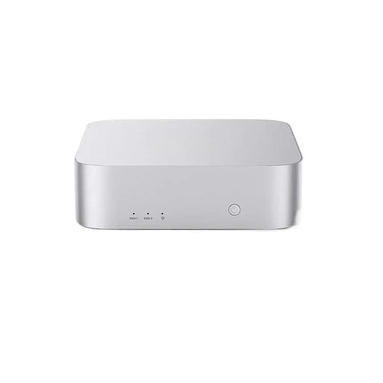 Docking Station Multiporta con Case per Disco Rigido MacMINIm4, Convertitore Desktop Multifunzionale