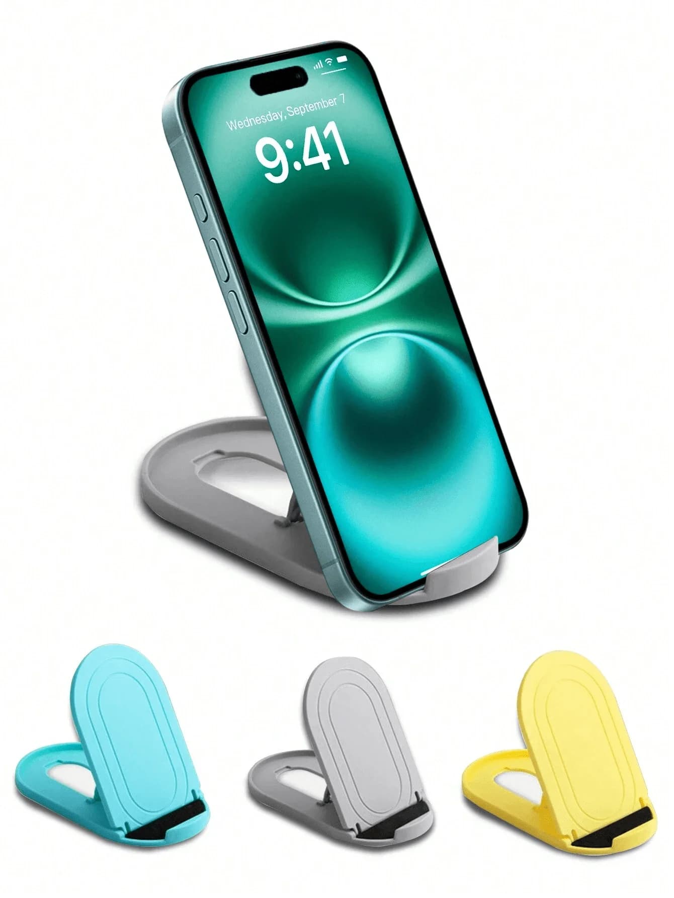 Supporto per telefono da scrivania tutto in uno, 3 pezzi/set: supporto per smartphone, supporto creativo per telefono adatto per comodino, per guardare film, supporto per telefono/tablet