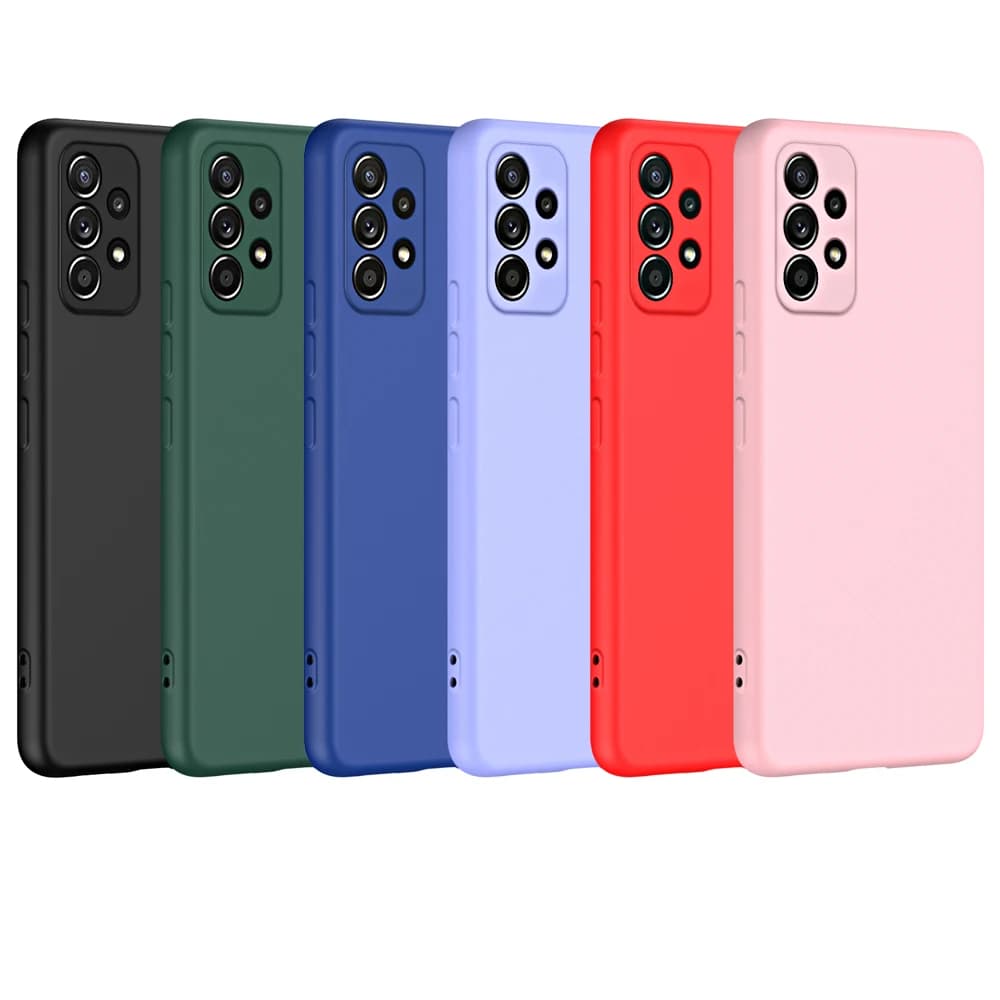 Custodia protettiva in silicone di lusso per Samsung Galaxy A55 A35 A25 A15 A05 A05s A14 A24 A34 A54 A33 A53 A32 A13 A23 5G Cover Cases