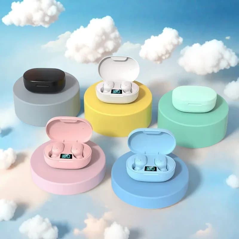 Auricolari Bluetooth TWS Auricolare Bluetooth senza fili Cuffie con cancellazione del rumore con microfono Cuffie per Xiaomi Redmi