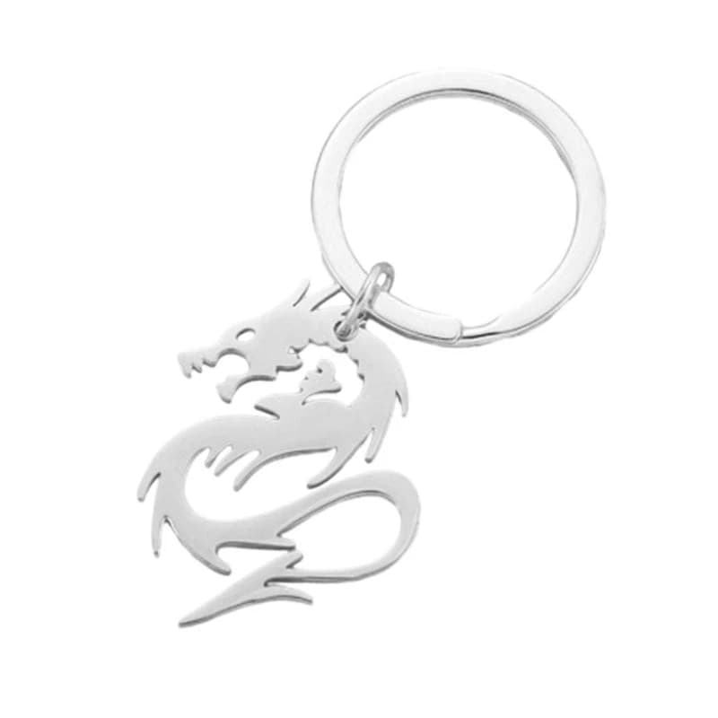 Chinese Dragon Keychain Wallet Bag Car Rings Chain Wedding Party Creative