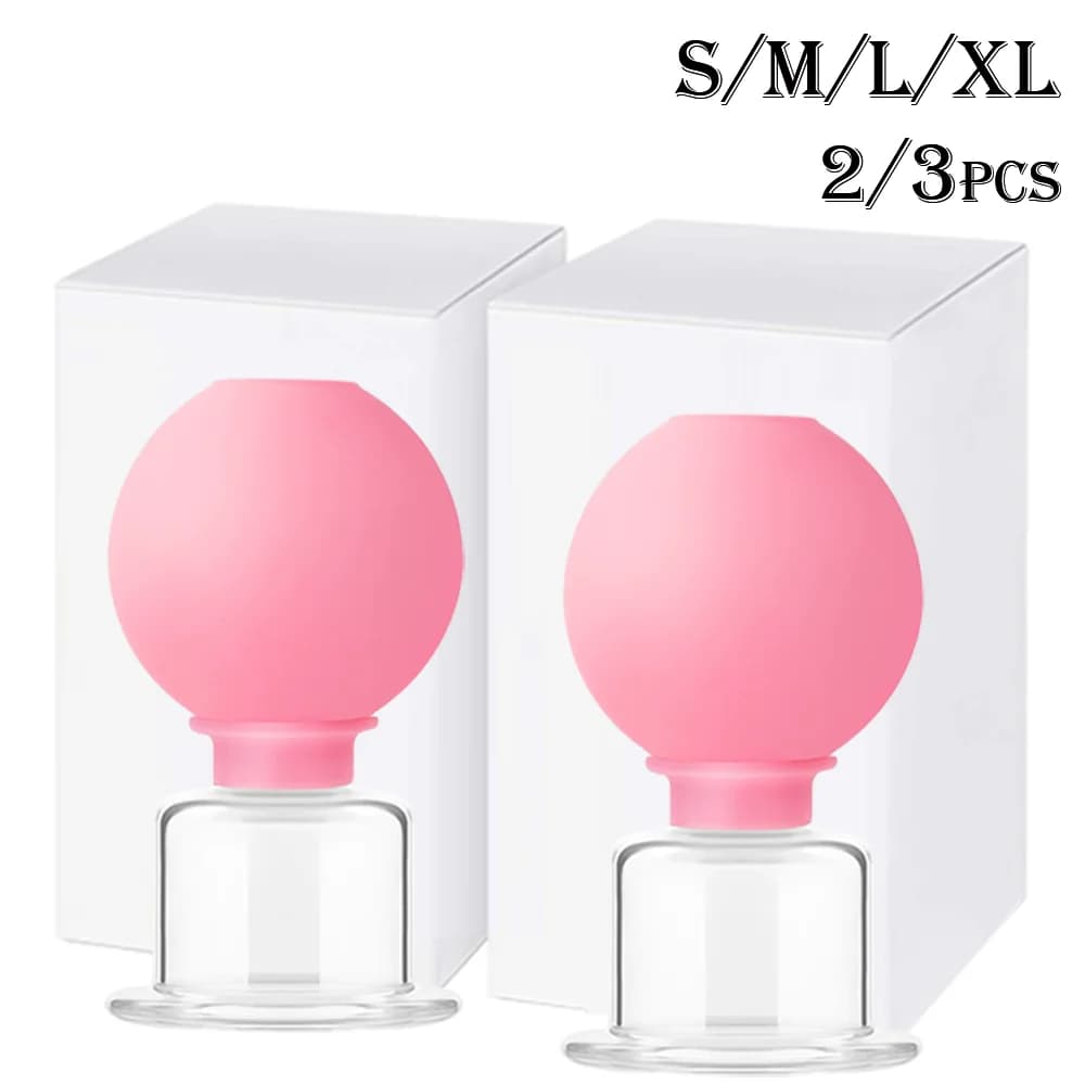 2/3PCS Face Cover 1PCS Face Cover Silicone Cover Massage Vacuum Suction Cup for Body Viso Gamba Arm Back Spalla Muscle