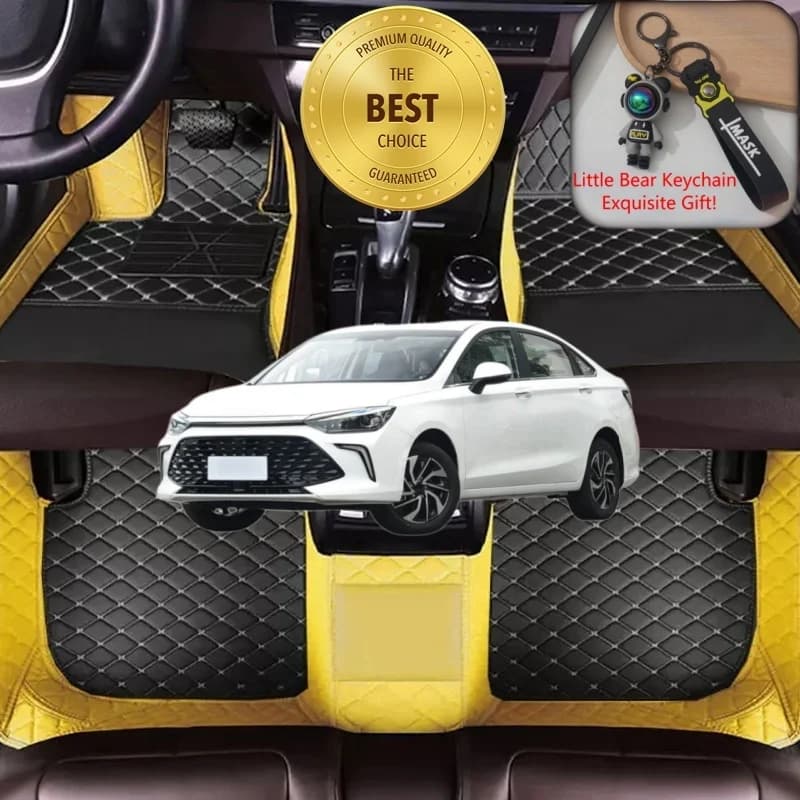 Tappetini Auto su Misura per BAIC U5 PLUS, Accessori Auto, Tappeti di Lusso Personalizzati per Guida a Sinistra/Destra